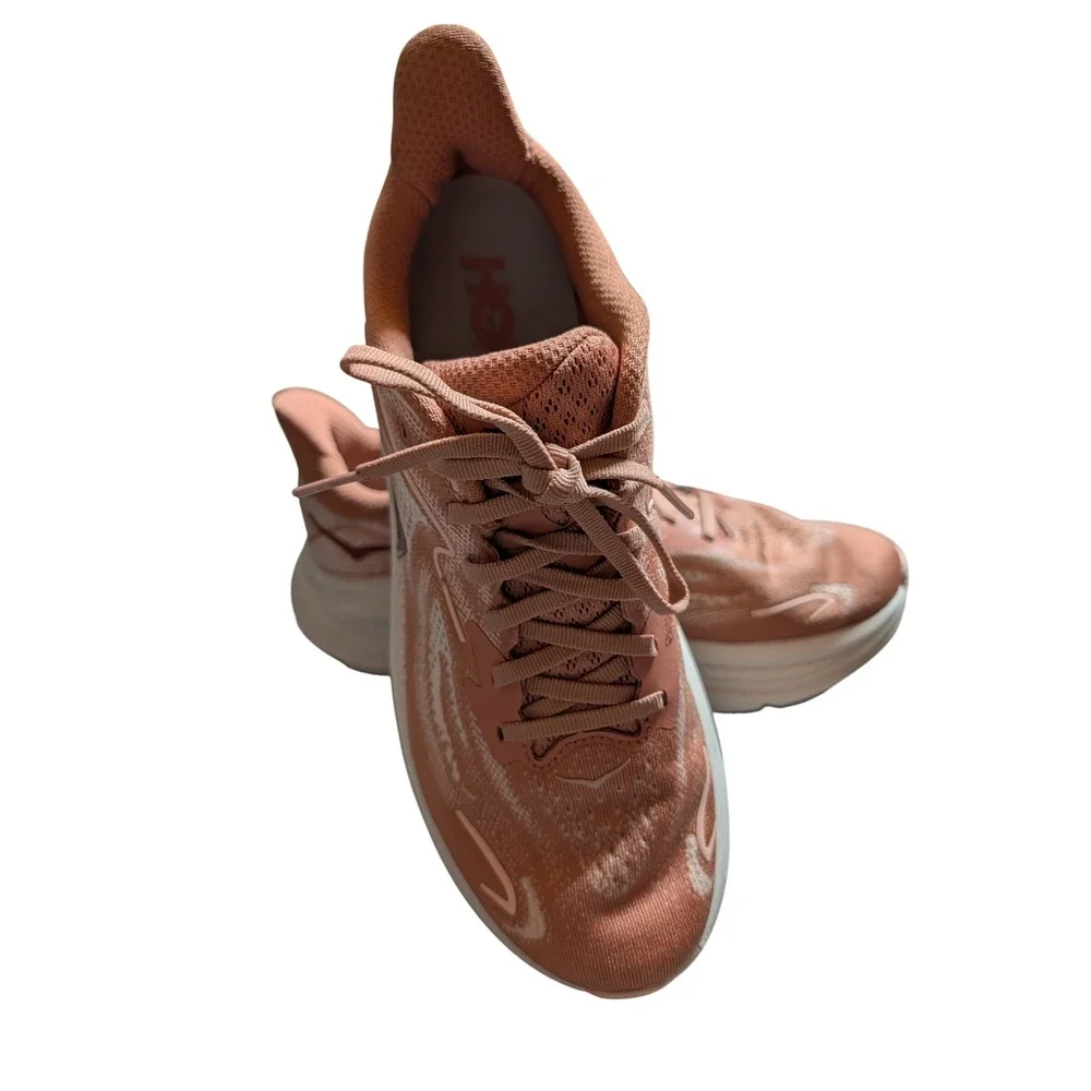Hoka Clifton 10 Womens Running Shoes Rose Pink Athletic Sneakers 1150911